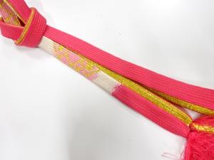 正絹　手組帯締め